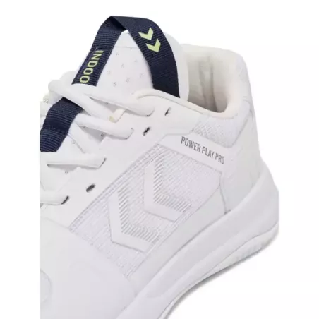 Chaussures Handball Hummel Power Play Pro blanches | Sport time