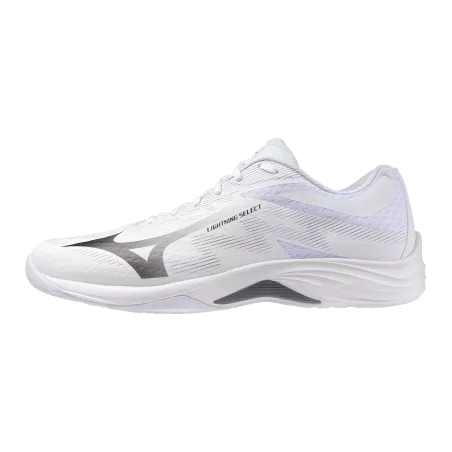 Mizuno Wave Lightning Select Homme Blanche - Indoor