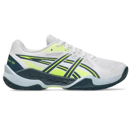 Asics Gel-Powerbreak Enfant Blanche - Chaussures handball