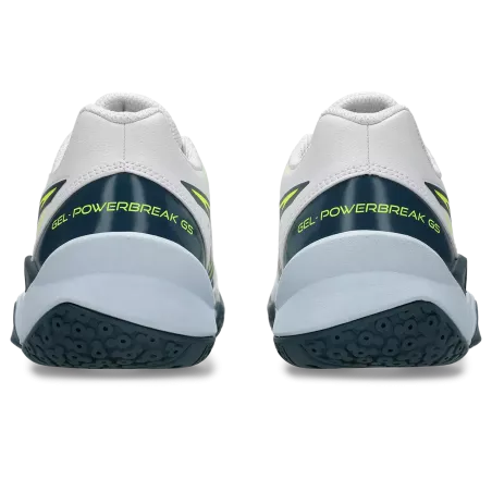 Asics Gel-Powerbreak Enfant Blanche - Chaussures handball