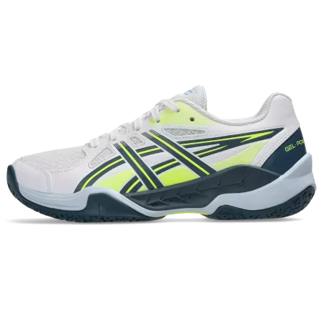Asics Gel-Powerbreak Enfant Blanche - Chaussures handball