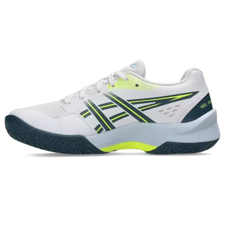 Asics Gel-Powerbreak Enfant Blanche - Chaussures handball