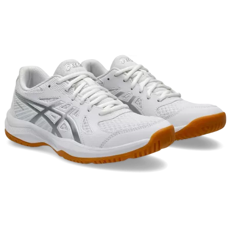 Asics Upcourt 6 Femme Blanche - Chaussures Sports Indoor