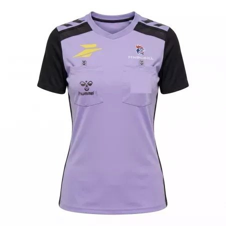 Maillot arbitre Hummel femme officiel FFHB violet | Sport time