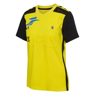 Maillot arbitre Hummel femme officiel FFHB jaune | Sport time