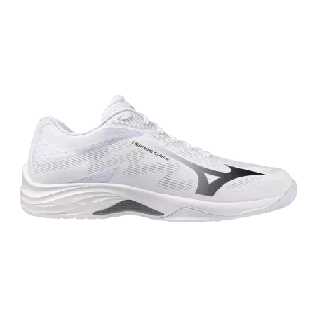 Mizuno Lightning Star enfant Blanche - Chaussures Indoor