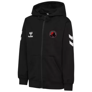 Sweat à capuche zippé Hummel USSE noir | Sport Time