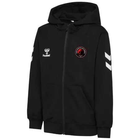 Sweat à capuche zippé Hummel USSE noir | Sport Time