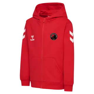 Sweat à capuche zippé Hummel USSE rouge | Sport Time