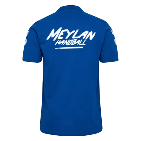 Polo Hummel Meylan HB bleu Homme - Femme | Sport Time