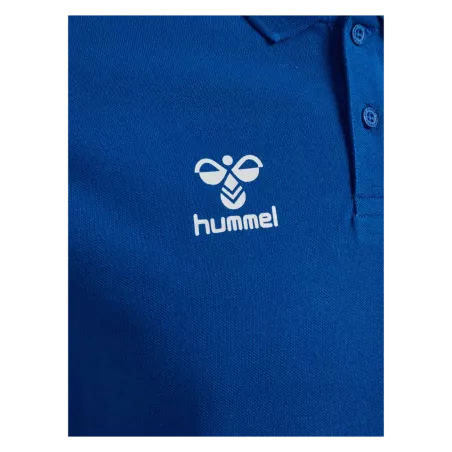 Polo Hummel Meylan HB bleu Homme - Femme | Sport Time