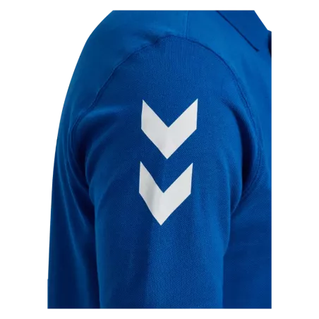 Polo Hummel Meylan HB bleu Homme - Femme | Sport Time