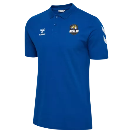 Polo Hummel Meylan HB bleu Homme - Femme | Sport Time