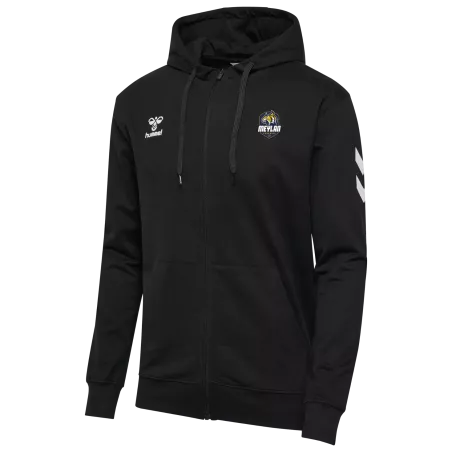 Sweat zippé Hummel Meylan HB noir Homme - Femme - Enfant
