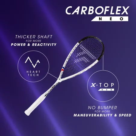 Tecnifibre Carboflex Neo 125 - Raquette de Squash