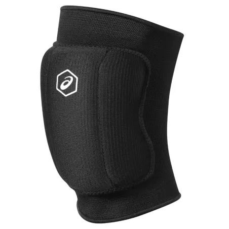 Genouillères Asics Basic noires logo, hand, volley - Sport-time